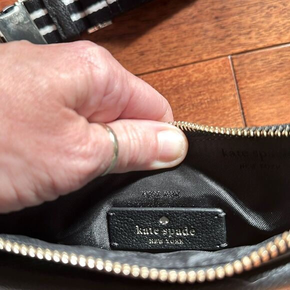Kate Spade Pebbled Leather  Black Belt Bag - Picture 11 of 11